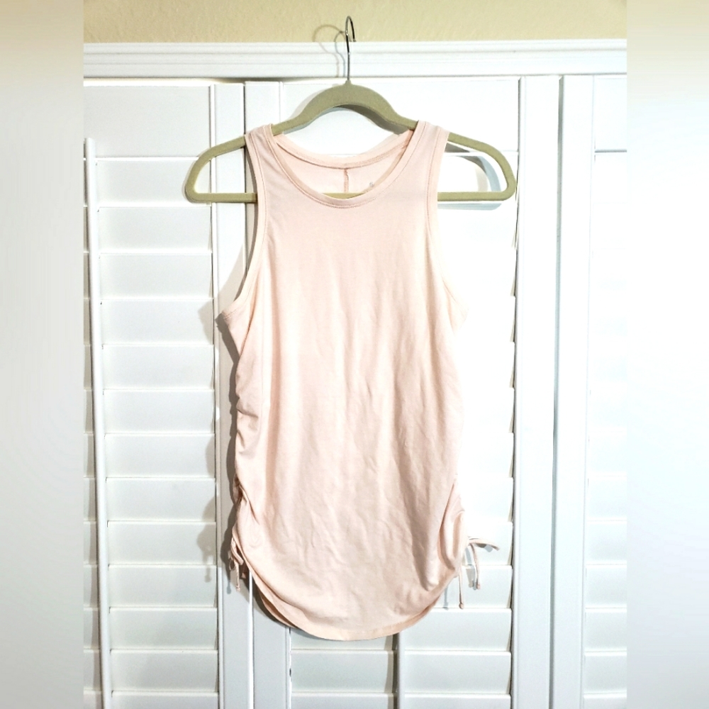 Light pink Apana tank. Size S. Washed but never worn.